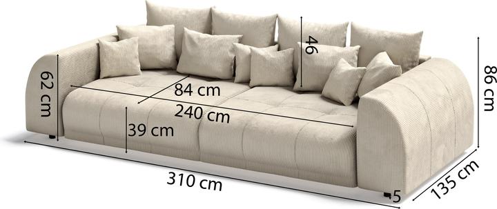 Image du produit Ropez Vanessa (Grand canapé)