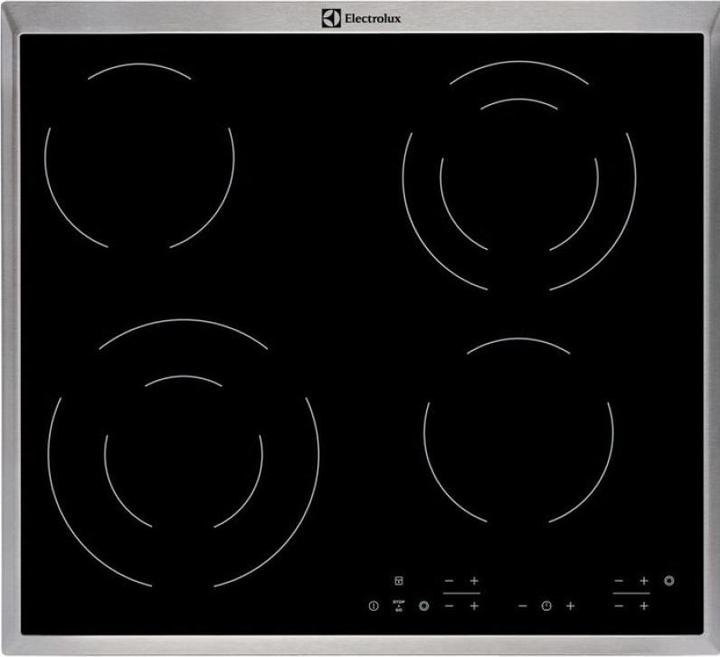 Electrolux EHF6342XOK (56 cm, Table de cuisson en vitrocéramique)
