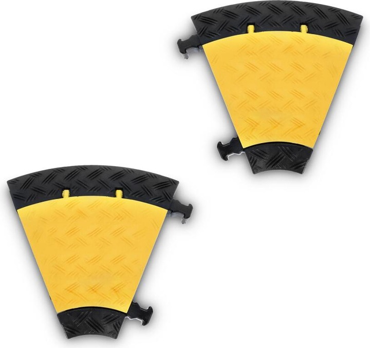Produktbild Defender MINI C MK2 | RIGHT - Kabelbrücke 3 Kanäle | 45° Bogen rechts | mittlere Belastung | Höhe 5cm (Kabelbrücke)