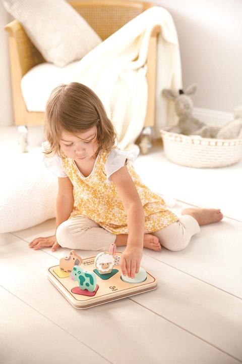 Produktbild Hape Tiergeräuschepuzzle Tom (6 Teile)