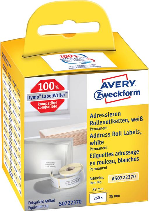 Produktbild Avery Rollenetiketten