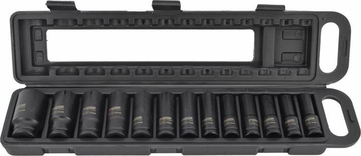 Awtools ZESTAW NASADEK UDAROWYCH DŁUGICH 1/2" 13cz. 10-32mm BLACK LINE (1/2")