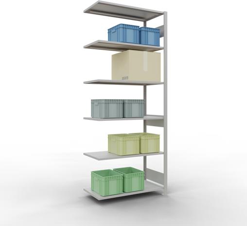 Image du produit Schulte Lagertechnik Système d'assemblage de rayonnages MULTIplus85 avec traverses de longueur