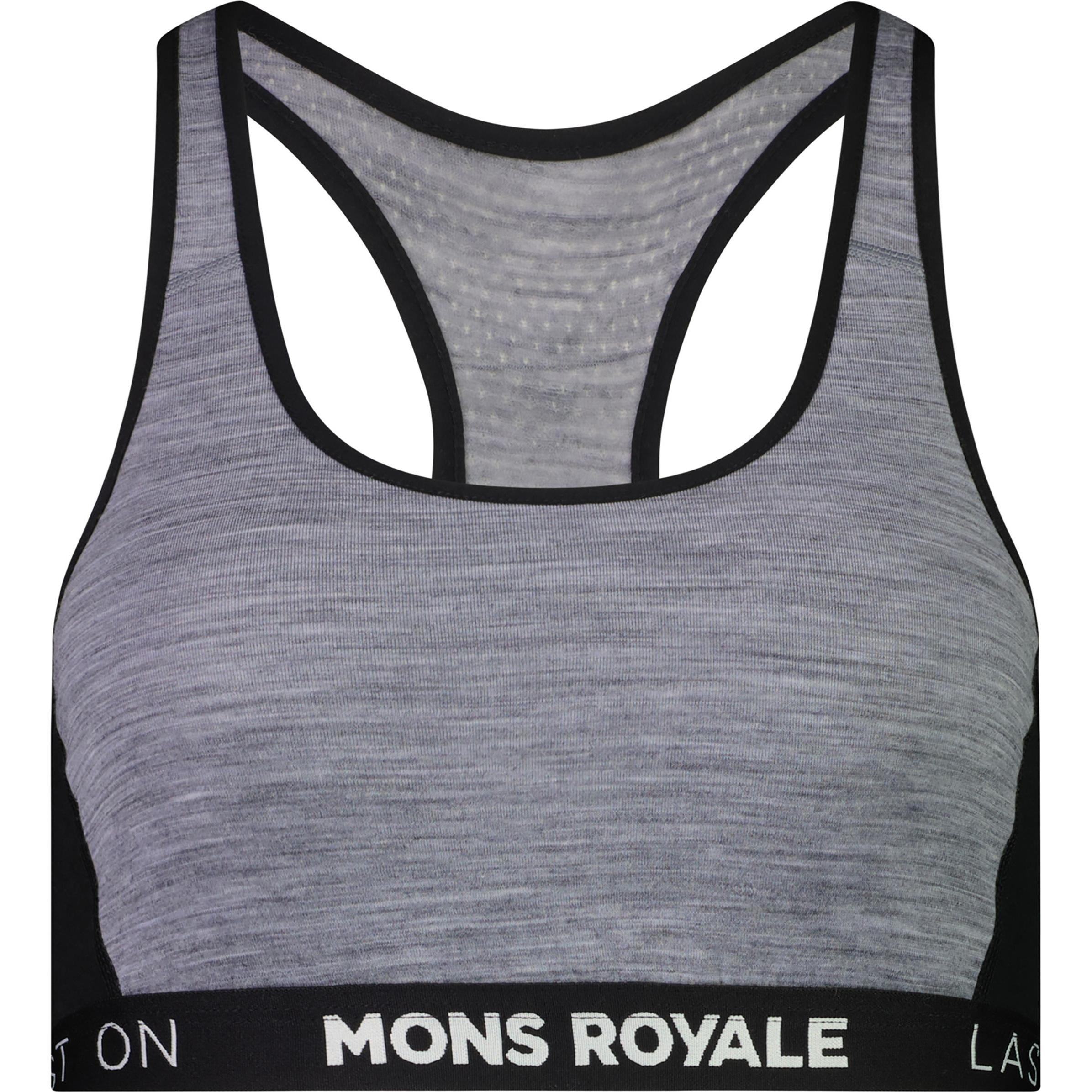 Mons Royale, Sport-BH, Sierra Sports Bra (S), Grau, S