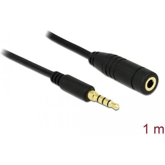 Delock 84666 Audio-Kabel (1 m, Verlängerung), Audio Kabel