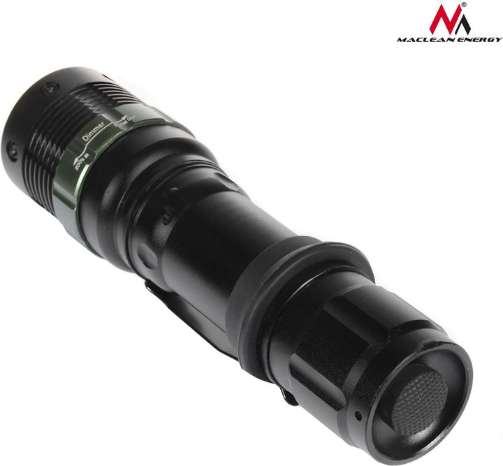 Actual product image Maclean Latarka rowerowa Cree 200 lumen LED Energy + ładowarka zestaw MCE175 (10 cm, 200 lm)