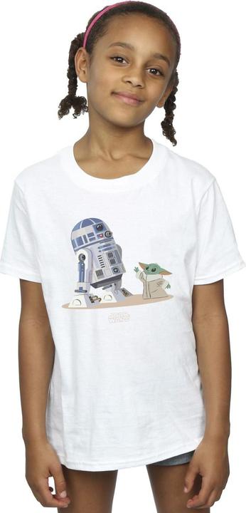 Produktbild Star Wars The Mandalorian R2D2 And Grogu TShirt Mädchen (116)
