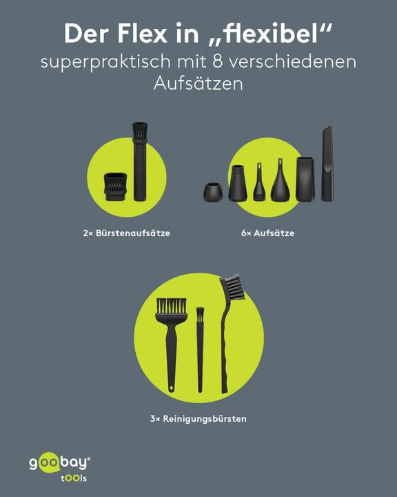 Actual product image Goobay Staubgebläse Superior, schwarz