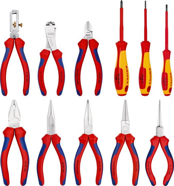 Actual product image Knipex Tool Roll (11 pieces)