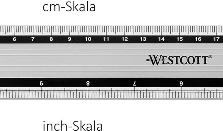 Image du produit Westcott Règle en aluminium (30 cm)