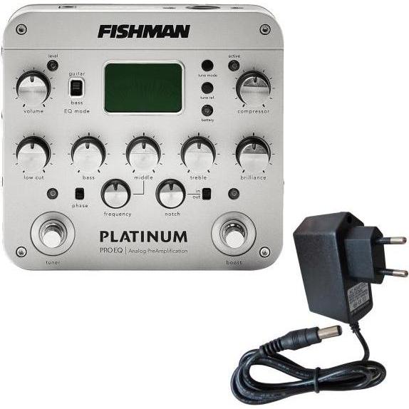 Thumbnail - Fishman PRO-PLT-201 Platinum Pro EQ Vorverstärker mit Netzteil (Gitarre), Instrumentenverstärker