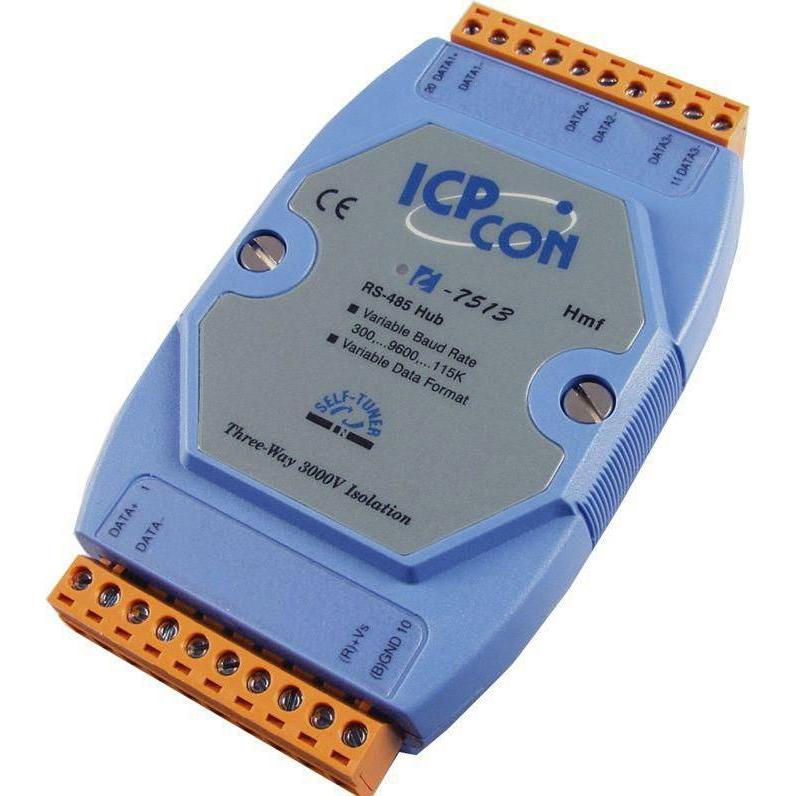 Moxa 3-PORT RS-485 HUB, Netzwerkadapter