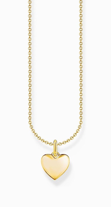 Produktbild Thomas Sabo Kette mit Herz-Anhänger vergoldet (925er Silber, 38 - 45 cm)