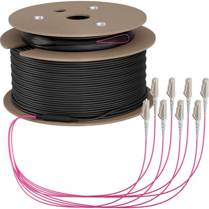 Actual product image EFB Elektronik Trunk cable U-DQ ZN BH OM4 8G 1x8 LC-LC 150m Dca LSZH (150 m)