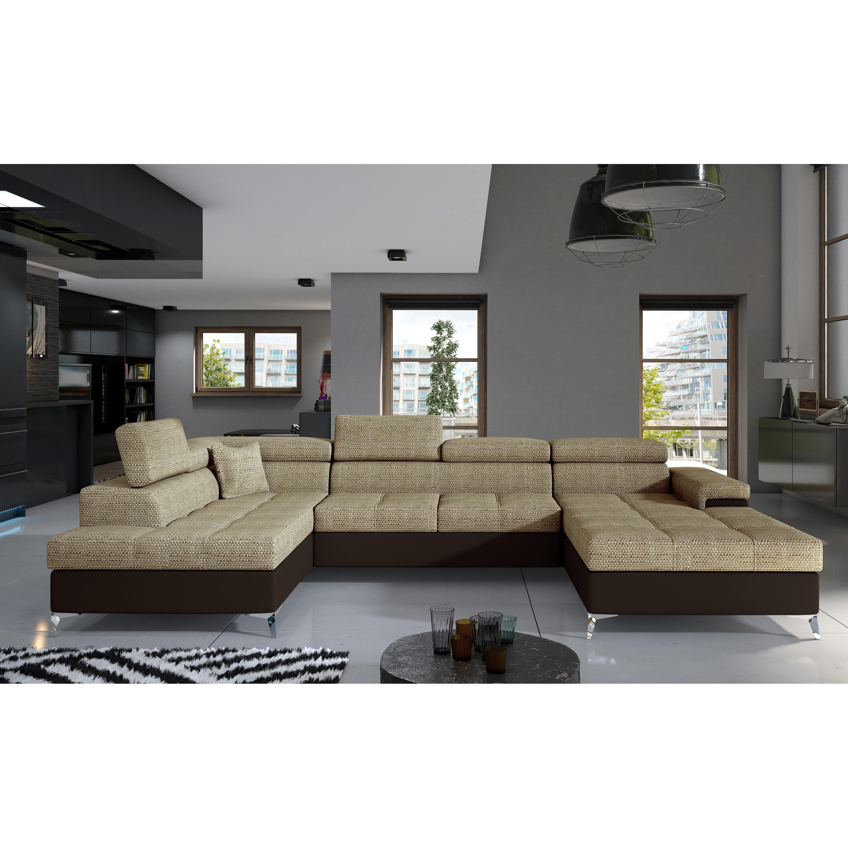 ELTAP, Sofa, Eduardo (Wohnlandschaft, 5-Sitzer, Bettsofa)