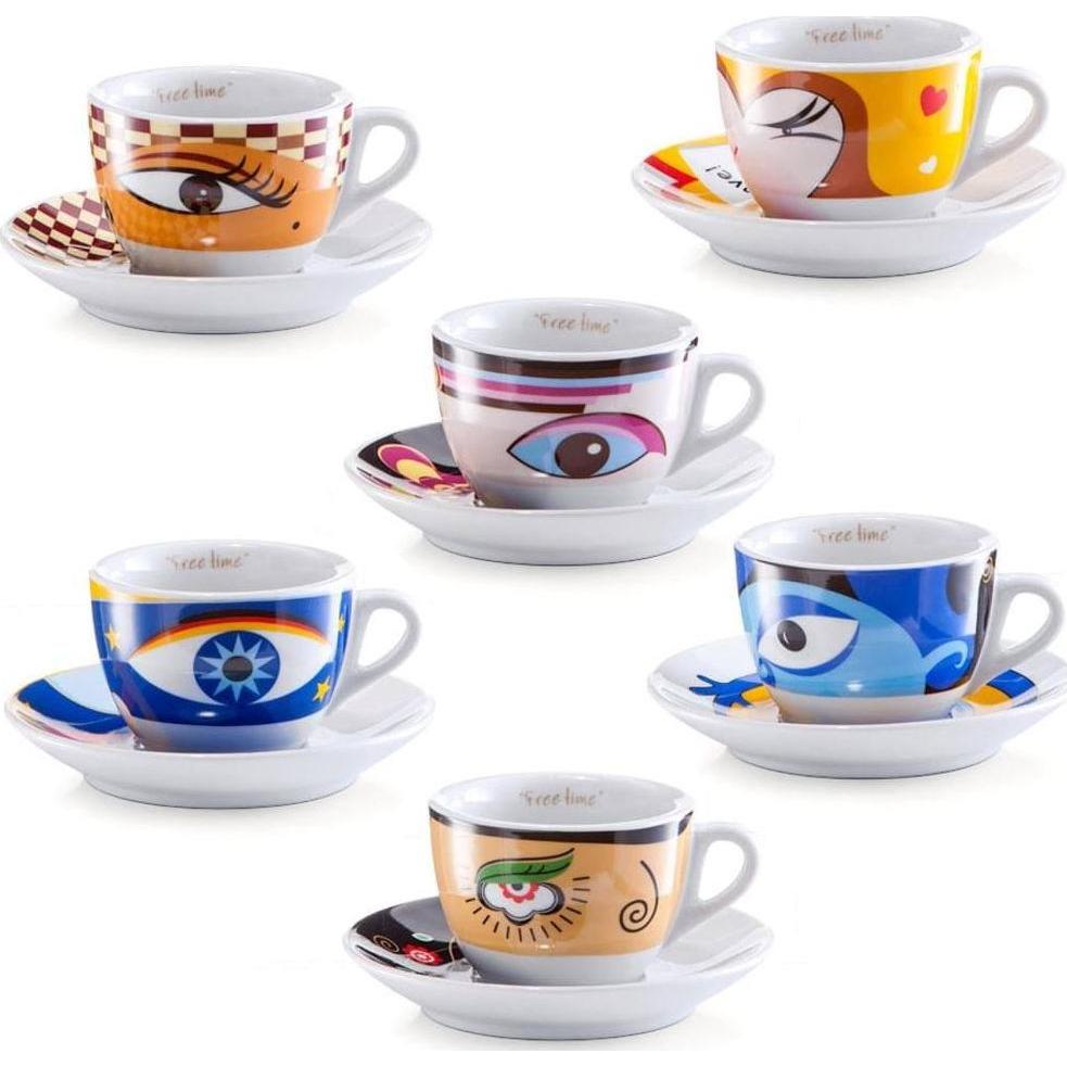 Thumbnail - Zeller Present, Tasse, Magic Eyes (50 ml, 6 x)