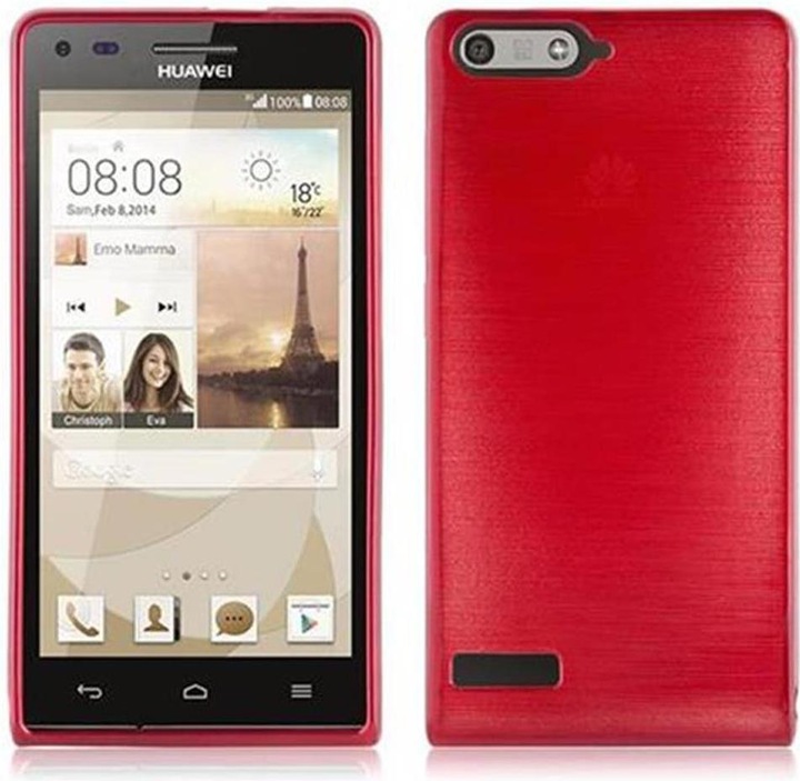 Image du produit Cadorabo Couverture TPU brossé (Huawei Ascend P7 mini)