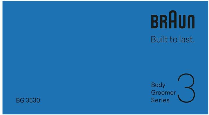 Image du produit Braun Bodygroomer Series 3 (BG3530)