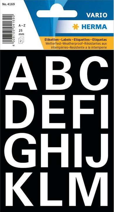 Produktbild HERMA Buchstaben Etiketten