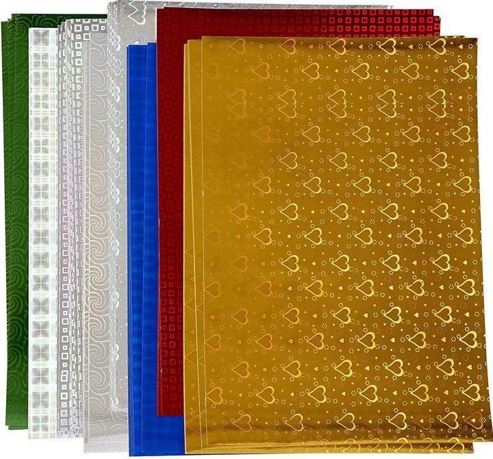 Image du produit Creativ Company Kit de bricolage - Papier holographique (44947) (120 g/m², 80x)