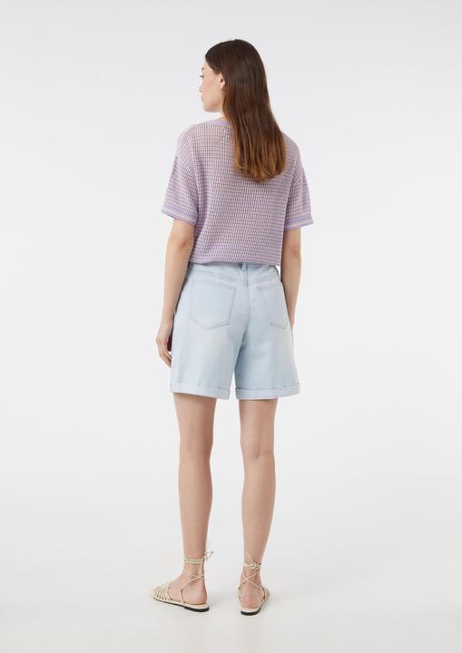 Produktbild Comma Jeans-Hose Jeans-Shorts mit Bindegürtel (36)