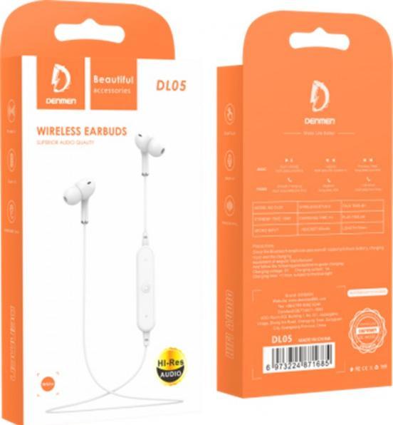 Actual product image Denmen DL05 headphones (ANC, 4 h, Wireless)