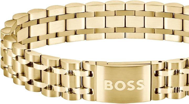 Immagine prodotto Hugo Boss Bracciale elegante placcato oro da uomo 1580645 (Oro giallo, acciaio inossidabile)