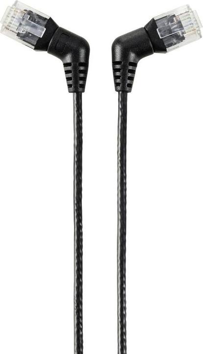 Produktbild Renkforce RF-6071544 RJ45 Netzwerkkabel, Patchkabel CAT 6 U/UTP 2.00 m Schwarz S (U/UTP, CAT6, 2 m)