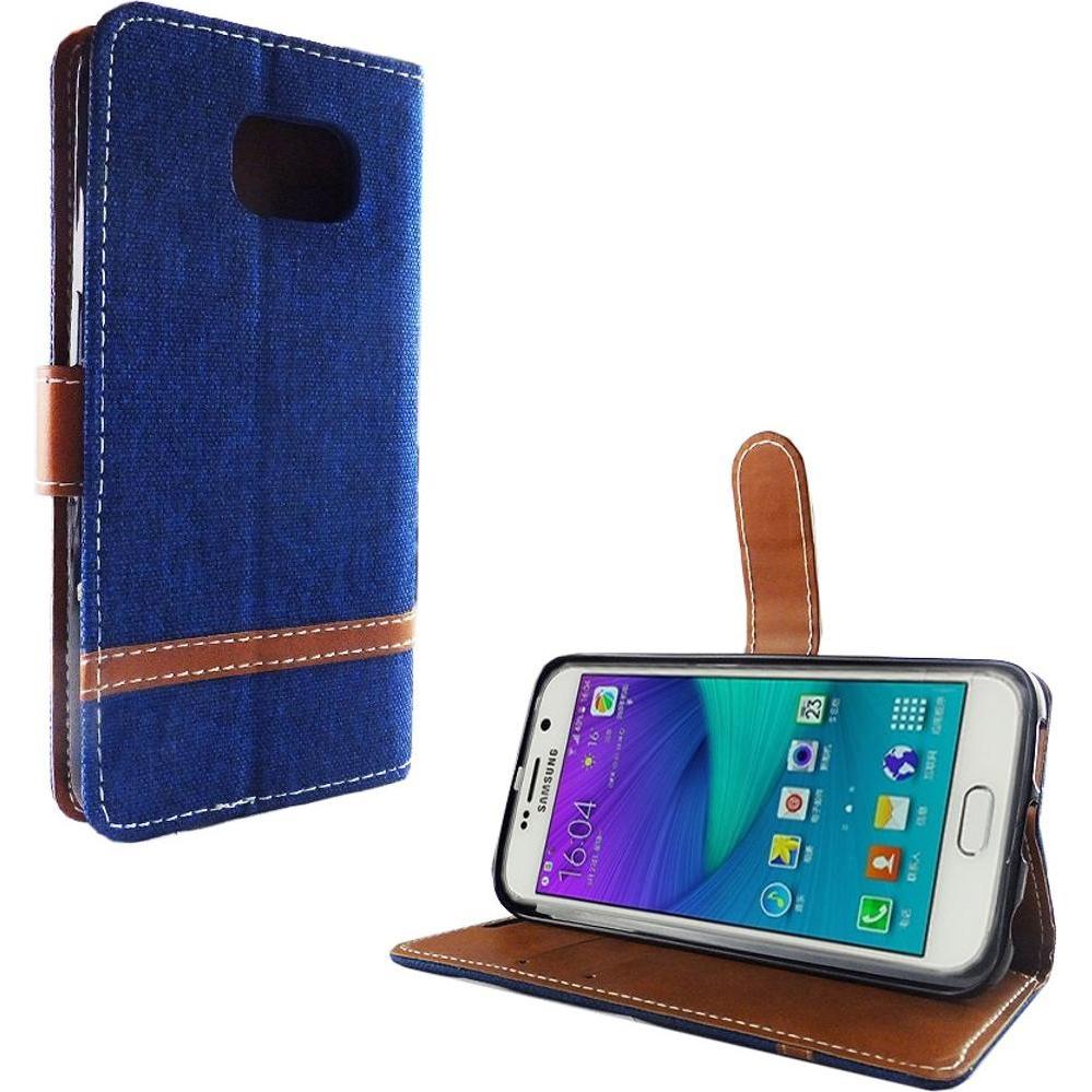 Thumbnail - König Design Hülle Handy Schutz für Samsung Galaxy S6 Case Cover Tasche Wallet Etui Bumper (Samsung Galaxy S6), Smartpho...