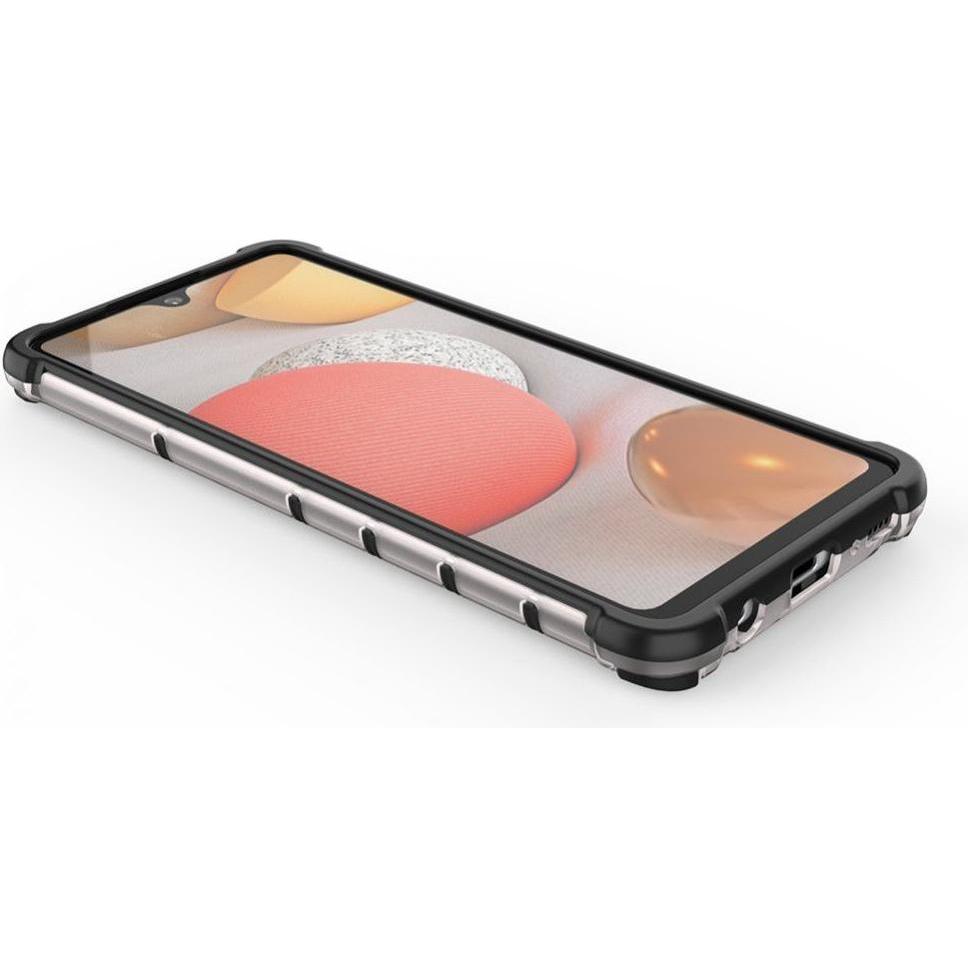 Thumbnail - Hurtel Honeycomb Case armor cover with TPU Bumper for Samsung Galaxy A42 5G black (Samsung Galaxy A42 5G), Smartphone Hü...