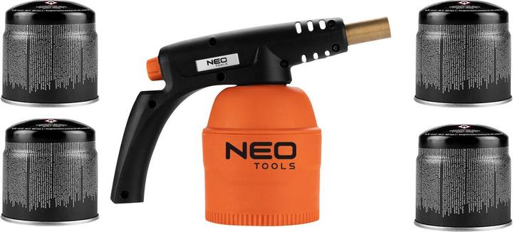 Actual product image Neo Gas lamp 190 g + 4 rotating gas cartridges