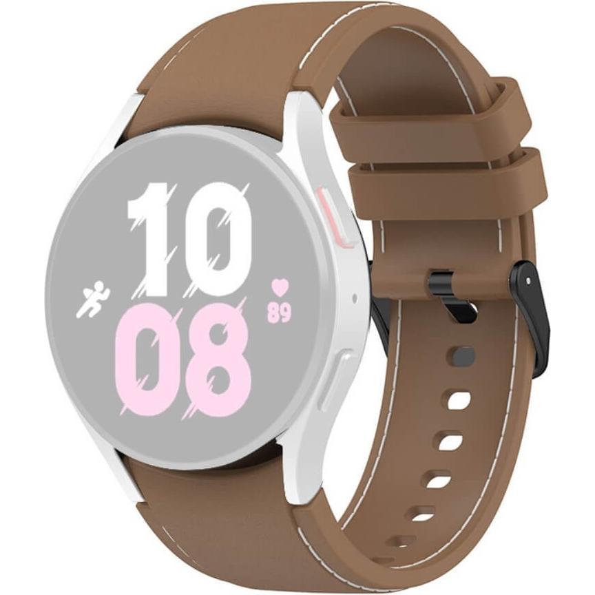 Cover-Discount Galaxy Watch 5 - Sportarmband braun (Silikon, Galaxy Watch 5, Galaxy Watch 5 Pro), Uhrenarmband, Braun