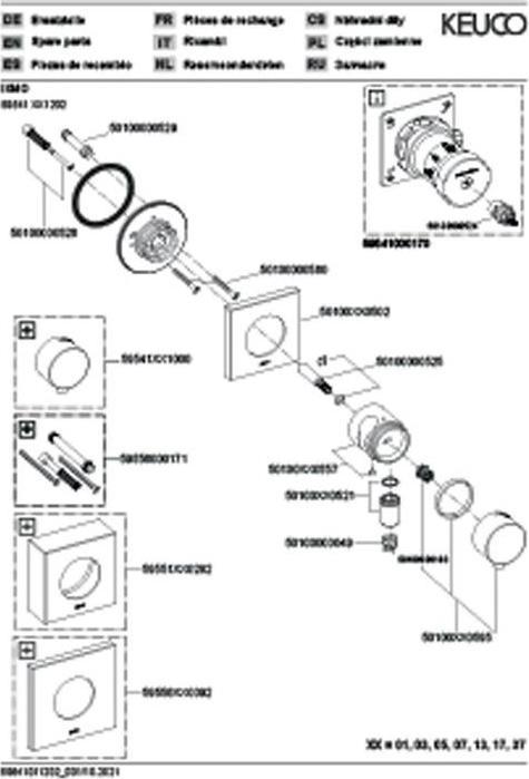 Productafbeelding Keuco Afsluiter IXMO UP f 1 Verbr Ros ec Sw-chr bü
