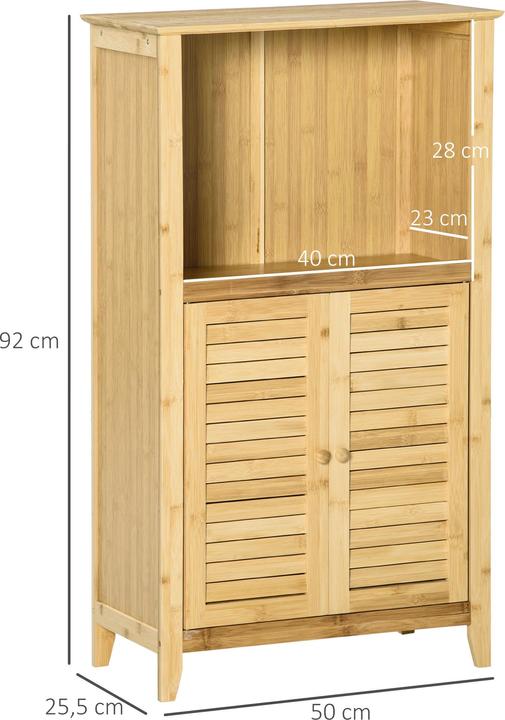 Actual product image Homcom Bathroom cabinet (50 x 25.5 x 92 cm)