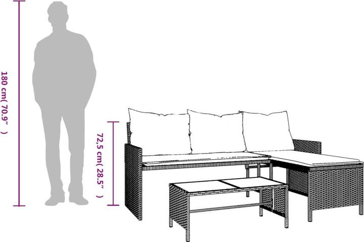 Actual product image vidaXL Dillon