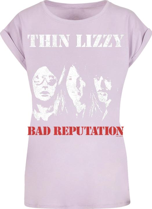Produktbild Merchcode Ladies Thin Lizzy - TL Bad Reputation Extended Shoulder Tee - 181495 (M)