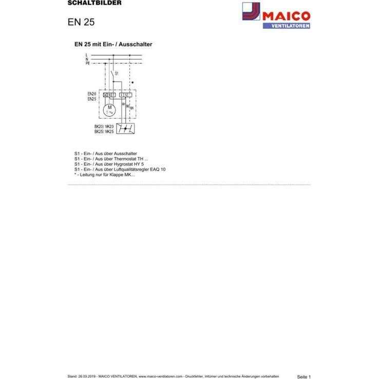 Thumbnail - Maico, Belüftungsventilator, Wandund Deckenlüfter EN 25
