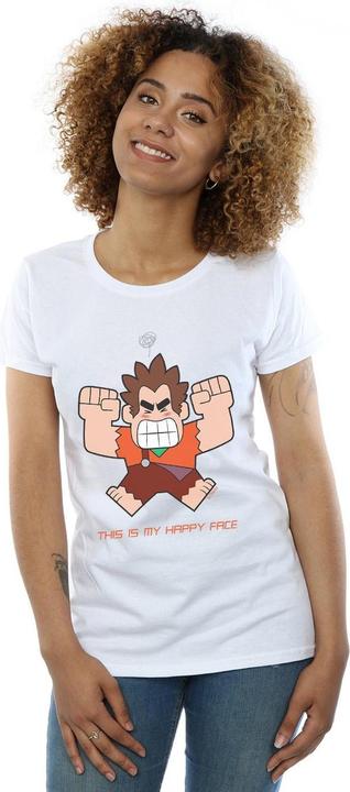 Image du produit Disney - T-shirt WRECK IT RALPH HAPPY FACE - Femme (L)
