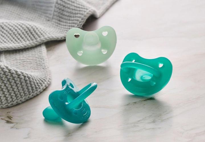 Actual product image Chicco Physiological soother PHYSIOFORMA SOFT, BLUE, silicone, 2 pieces - 16-36m (2 x, 16 - 36 M.)