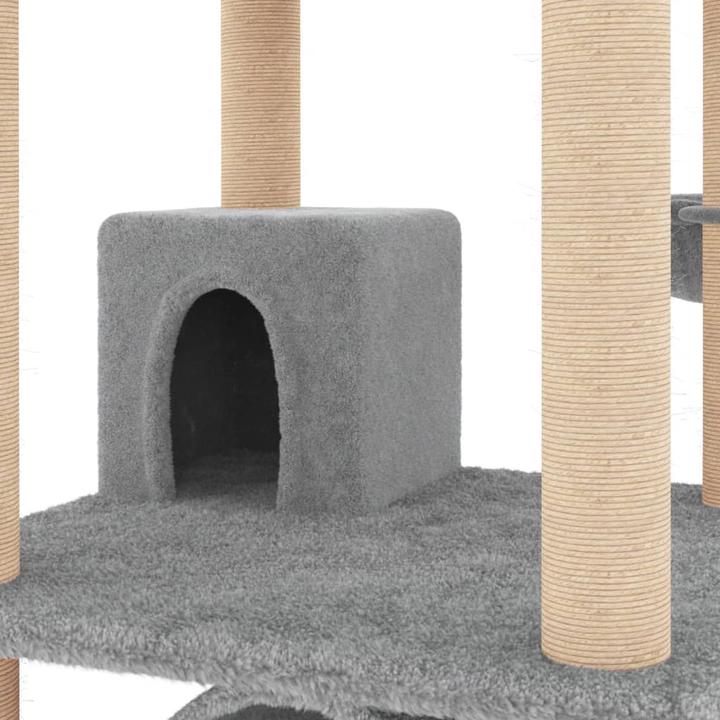 Actual product image vidaXL Kratzbaum (141 cm, Light grey)