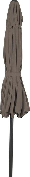 Actual product image Siena Garden Bosco centre pole parasol anthracite/taupe Ø 300 cm (3 m)