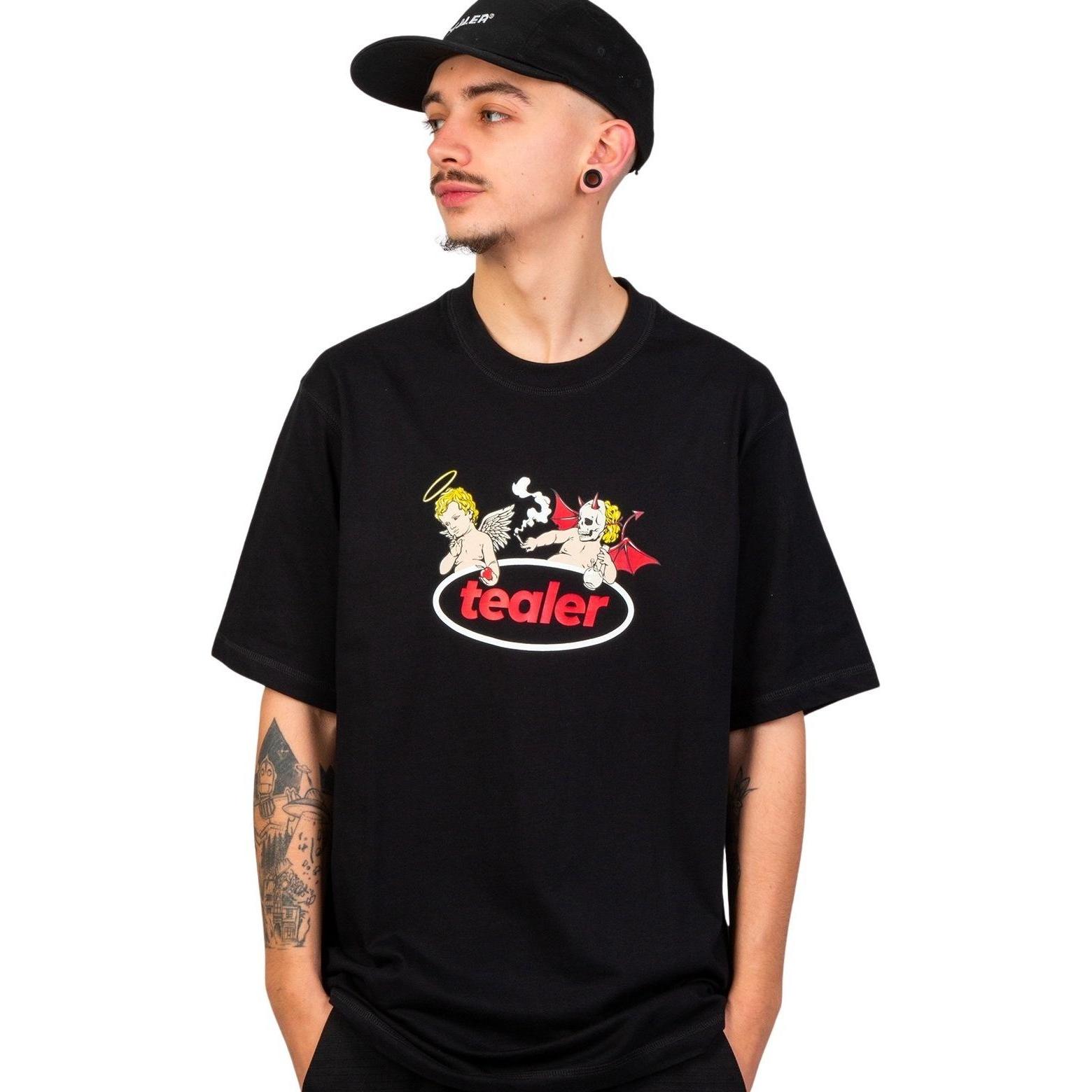 Thumbnail - Tealer, Herren, Shirt, t-hirt, Schwarz, (S)