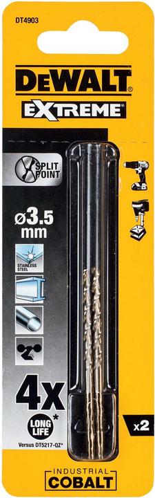 Actual product image DeWalt Metal drill (3.5 millimetres)