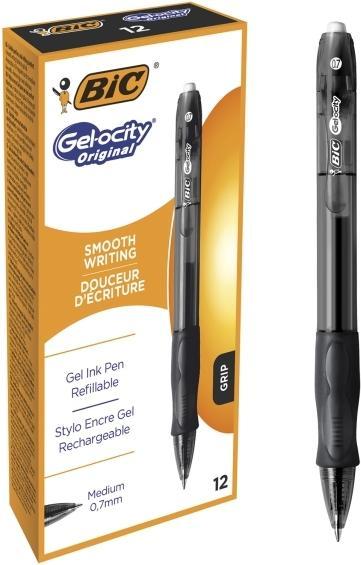 Produktbild Bic Gelschreiber Gel-Ocity 0,7 mm, schwarz, 12er-Pack 600659 (12x)