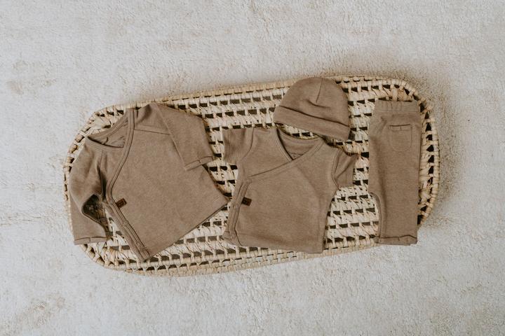 Produktbild Baby's only Baby Wickelpullover Melange clay - 44 (44)