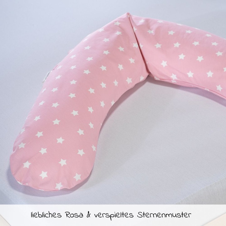 Produktbild Theraline Stillkissen "Das Komfort" mit Microperlenfüllung inkl. Bezug 180 cm (34 cm)