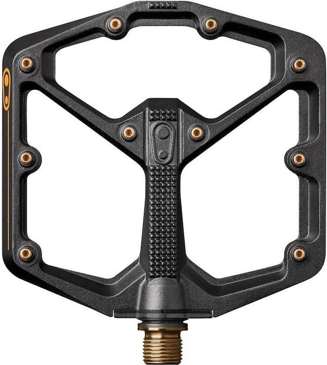 Crankbrothers pedal body stamp 11 large left blk/gold