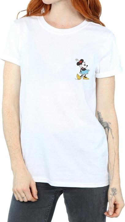 Immagine prodotto Disney Minnie Mouse Kick Chest Maglietta Ampia Donna (L)