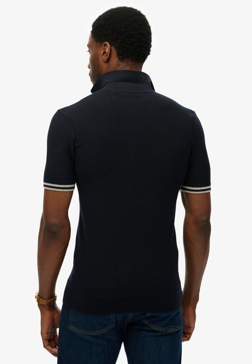 Image du produit Superdry Polo en maille texturée à manches courtes (L)