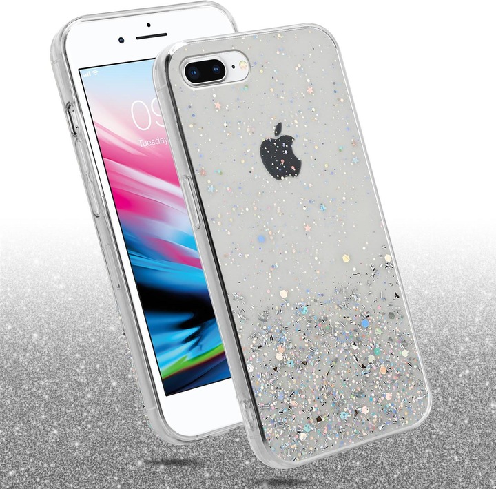 Actual product image Cadorabo TPU cover sparkling glitter (Apple iPhone 7 Plus, Apple iPhone 7s Plus)